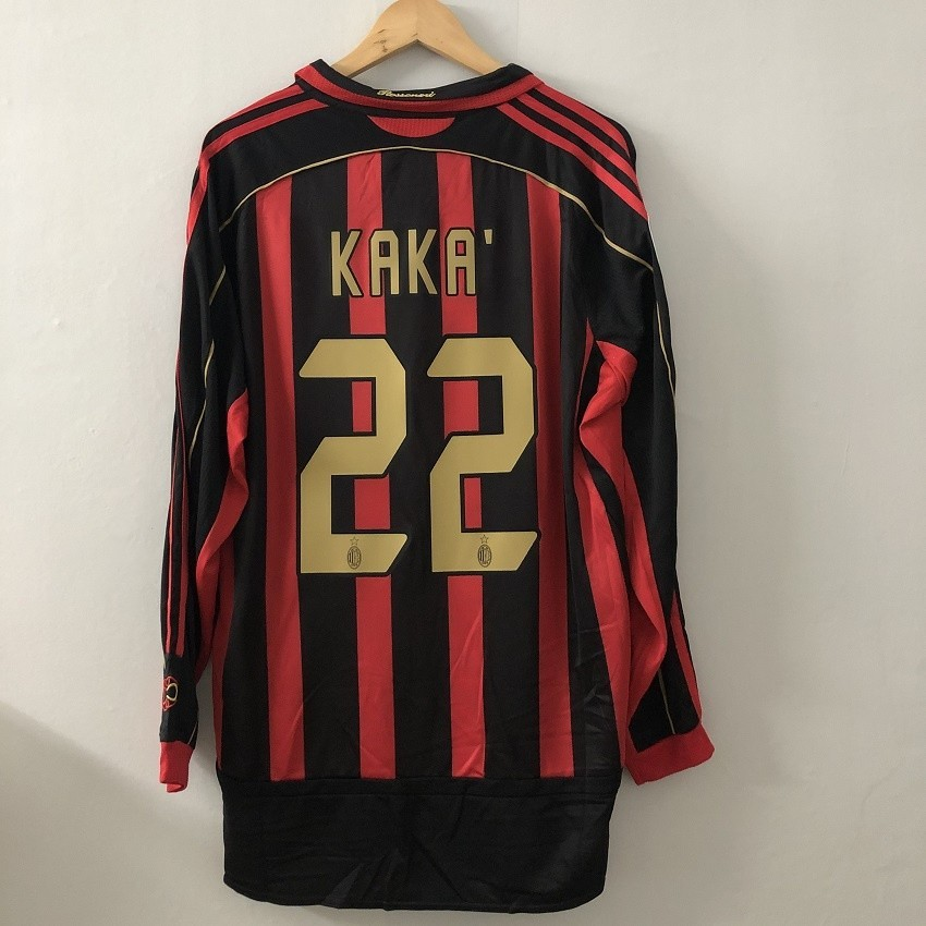 UNIFORME MILAN HOME 06/07 MANGA LONGA KAKÁ #22