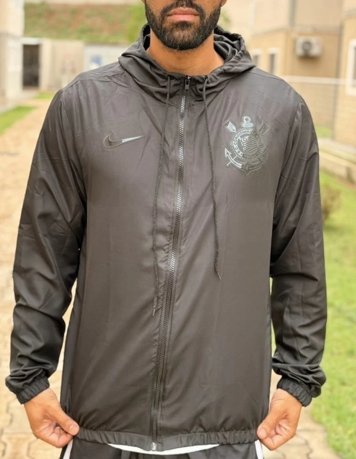 CORTA VENTO CORINTHIANS ALL BLACK