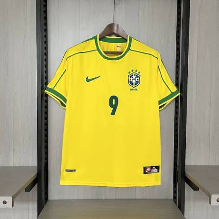 UNIFORME BRASIL HOME 1998 RONALDO #9