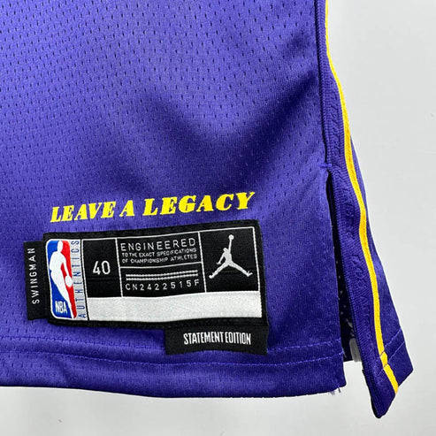 UNIFORME LOS ANGELES LAKERS ROXA