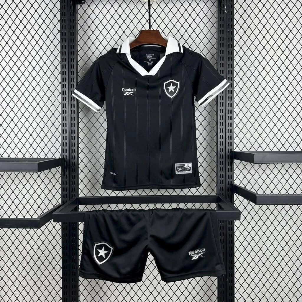 KIT BOTAFOGO PRETO INFANTIL