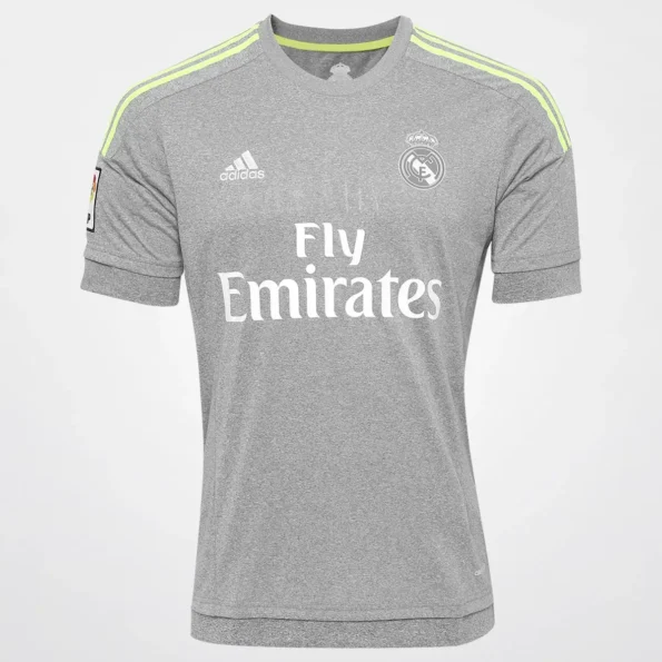 UNIFORME REAL MADRID 15/16 CINZA