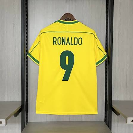 UNIFORME BRASIL HOME 1998 RONALDO #9