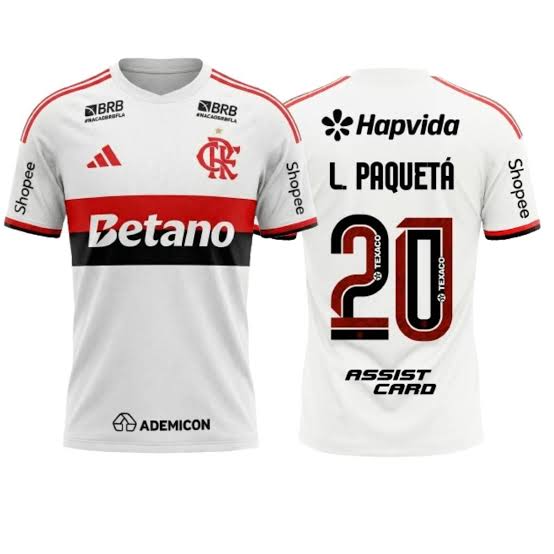 UNIFORME AWAY FLAMENGO 2026 PAQUETÁ #20