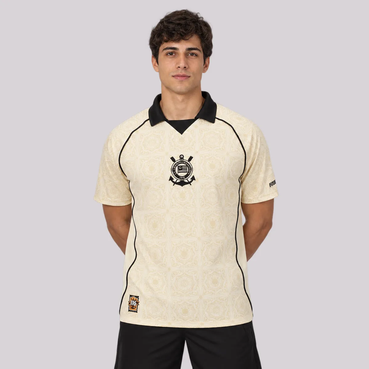 UNIFORME CORINTHIANS OFF WHITE 116 ANOS