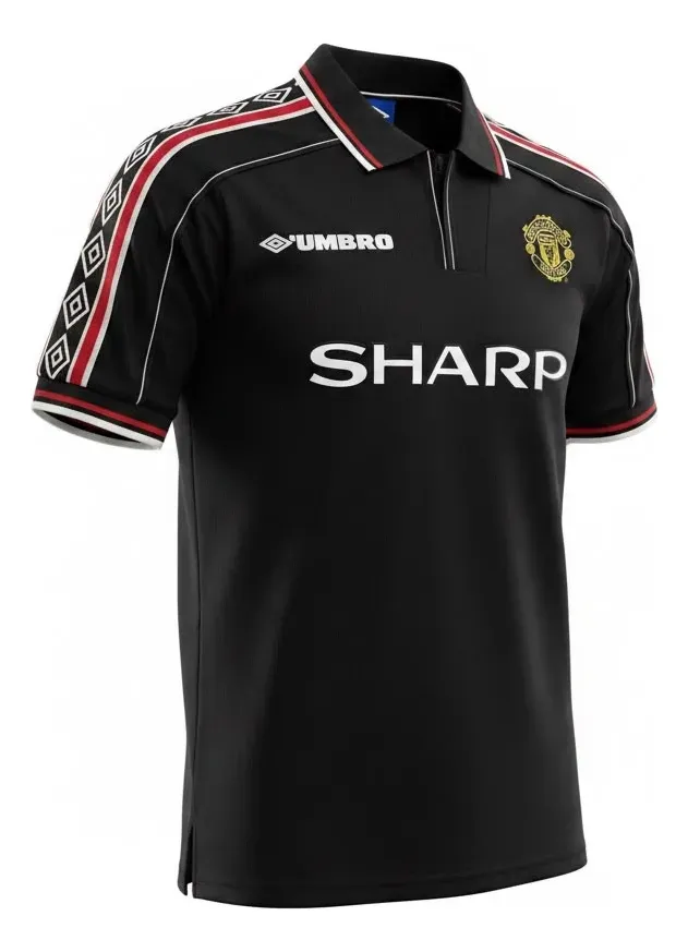 UNIFORME MANCHESTER UNITED 1998/99 PRETO