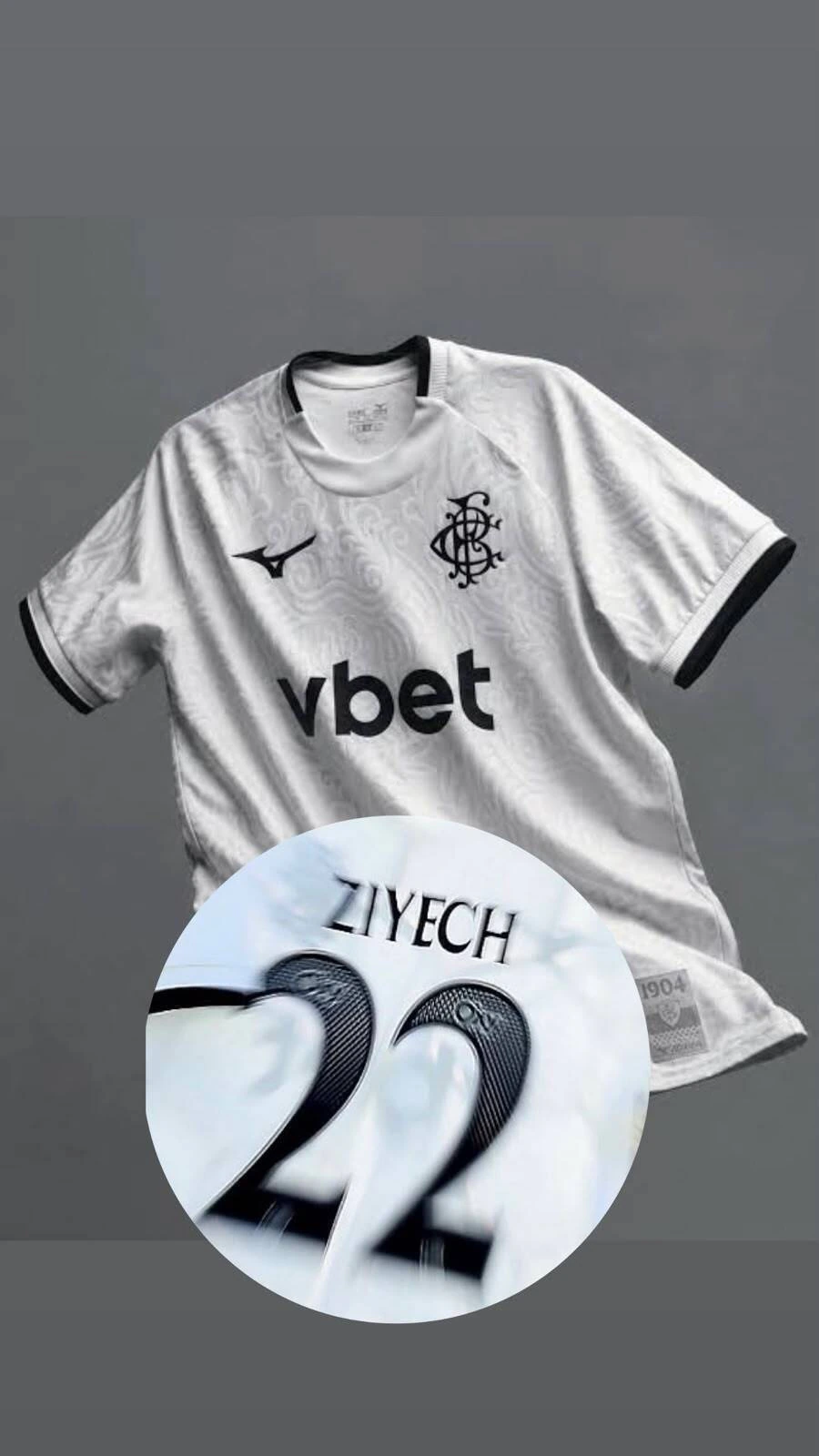 CAMISA BOTAFOGO THIRD ZIYECH #22