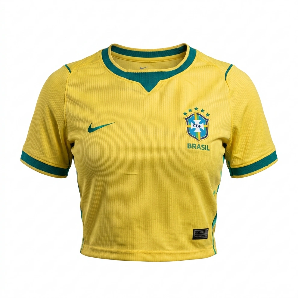 UNIFORME HOME BRASIL 2026 CROPPED