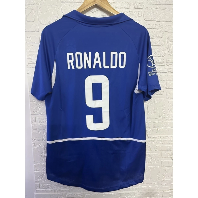 UNIFORME AWAY BRASIL 2002 RONALDO #9