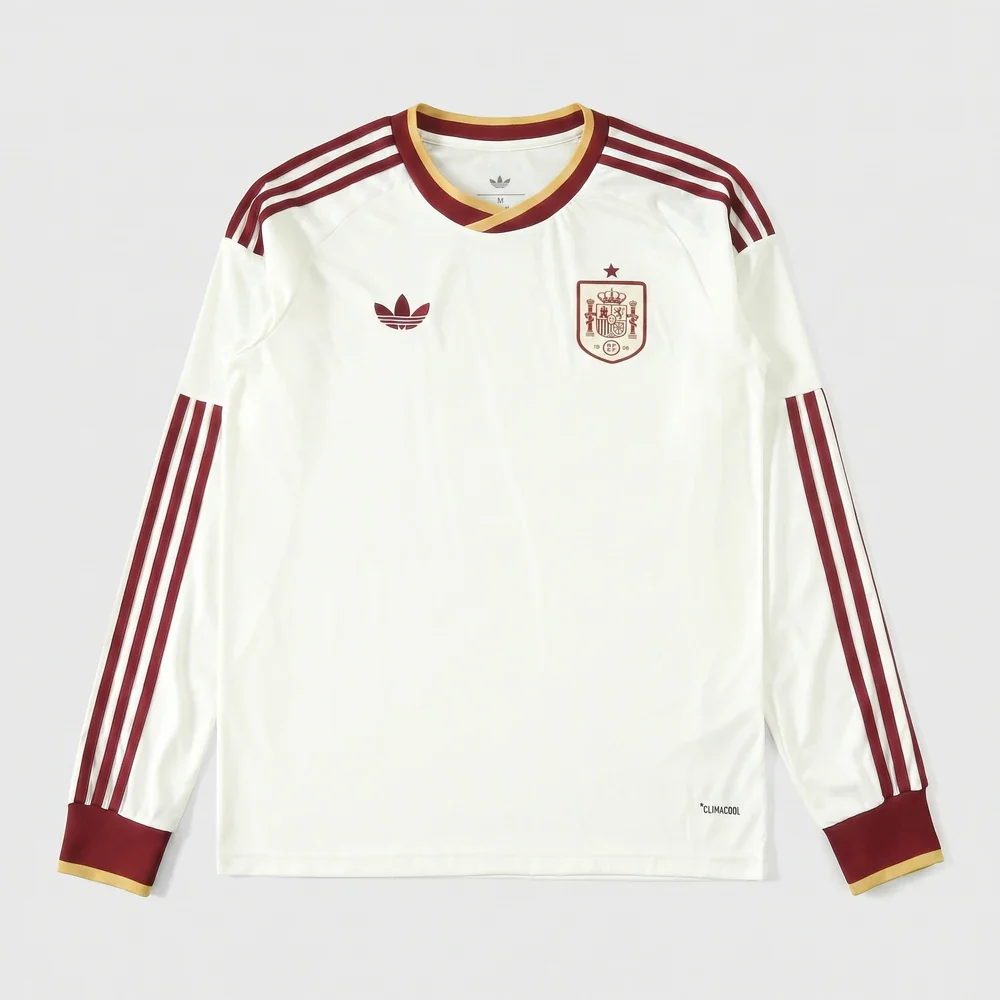 UNIFORME ESPANHA AWAY MANGA LONGA