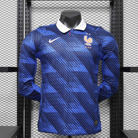 UNIFORME FRANÇA HOME 2026 MANGA LONGA