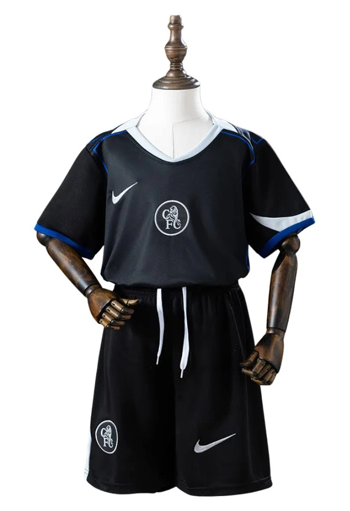 KIT CHELSEA PRETO INFANTIL