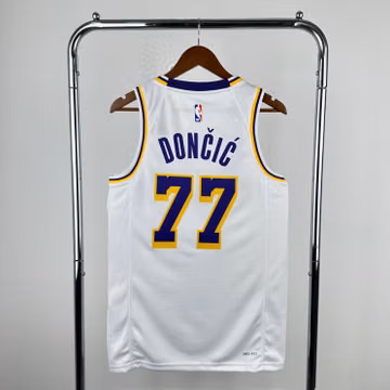 UNIFORME LOS ANGELES LAKERS BRANCO