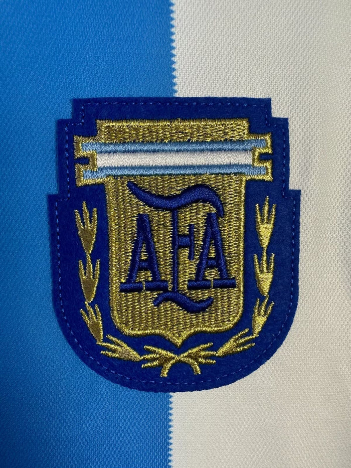 UNIFORME HOME ARGENTINA 1986 MANGA LONGA