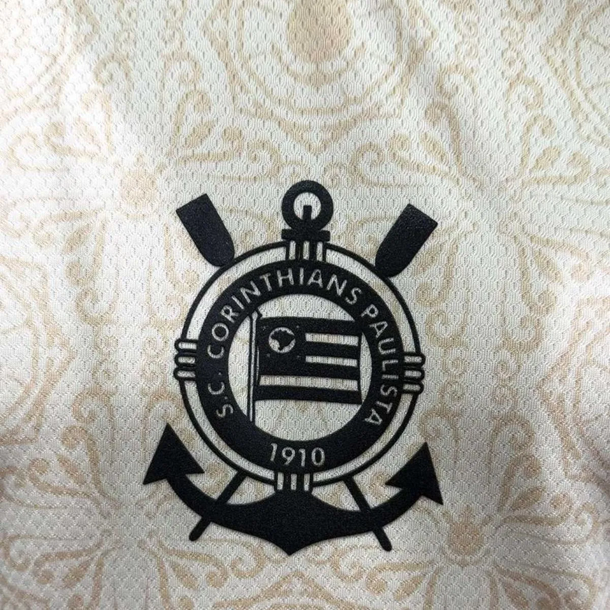 UNIFORME CORINTHIANS OFF WHITE 116 ANOS