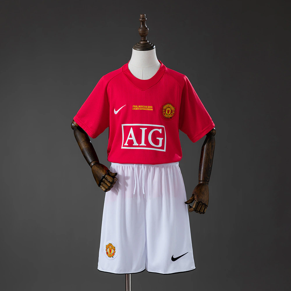 KIT MANCHESTER UNITED 2008 - #RONALDO 7 INFANTIL
