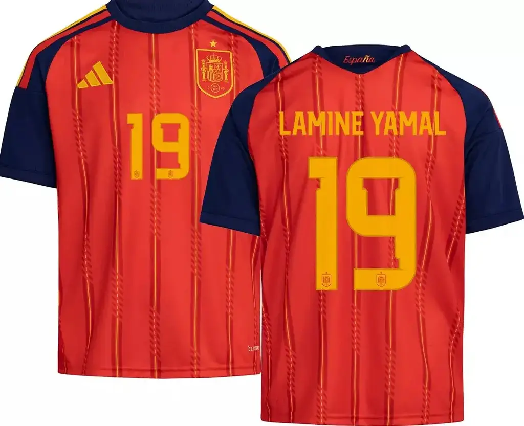 UNIFORME ESPANHA HOME 2026 LAMINE YAMAL #19